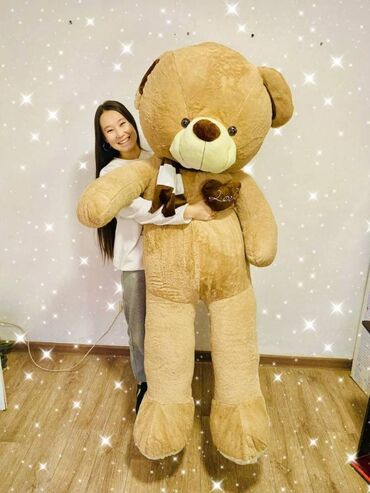Игрушки: Большие мишки 🧸🧸🧸 🧸60 см 1000 сом (Бесплатная доставка) 🧸80 см 1500 — 6