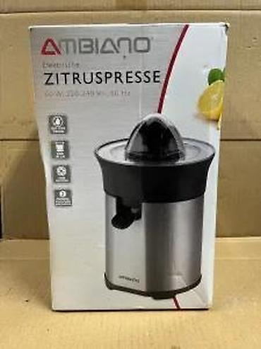 Sokovnici: Ambiano električna cediljka za citruse - Snaga: 60 W - — 10