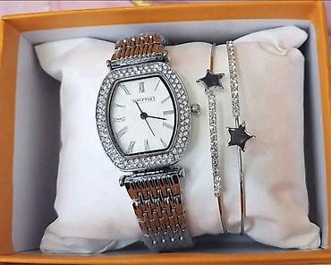 Ručni satovi: Elegantni setovi ručnih satova sa narukvicama - Komplet sadrži: ručni — 8