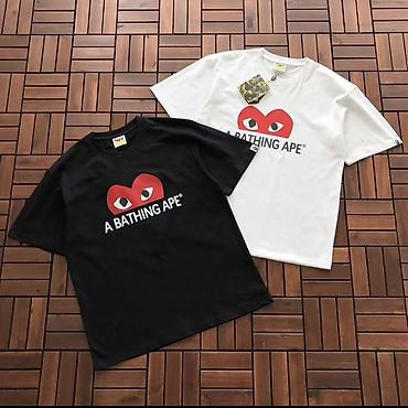tisort: A BATHING APE qısaqol tişört - Model: Classic “A BATHING APE” ön — 1