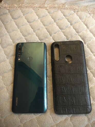 yeni model telefonlar: Huawei Y9 Prime, 128 GB, rəng - Yaşıl, Barmaq izi, İki sim kartlı