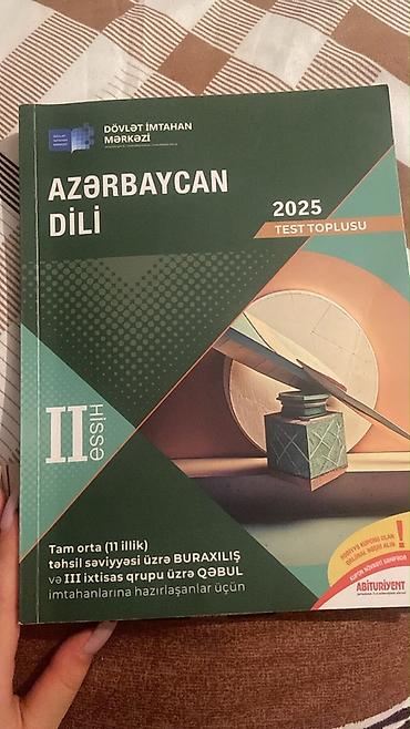 Testlər: Məhsul: “Azərbaycan dili – 2025 Test toplusu”, II hissə — 1