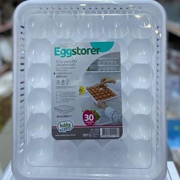 Digər qab-qacaq və mətbəx ləvazimatları: Yumurta qabı
Tutumu : 30 eded — 9