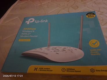 tplink archer modem: TP-Link TD-W8961N – ADSL2+ Wi‑Fi modem-router Xüsusiyyətlər: - Simsiz — 2
