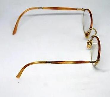 Naočare: Vintage dioptrijski ram OVAL u boji ćilibara. Vintage dioptrijski ram — 9