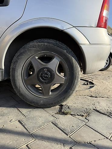 Колеса в сборе: Opel üçün 14" təkər diskləri və şinlər - Disklər: 4 cıvata, 5 şüalı — 1