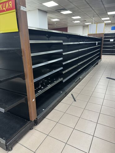 Стеллажи: Витрины, стеллажи, полки торговые металлические б/у, полка магазинная — 26