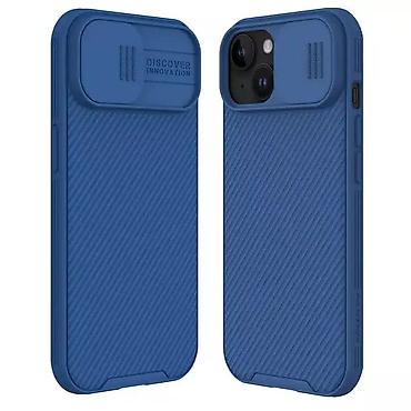 Maske i futrole za telefone: Maska Nillkin CamShield Pro za iPhone 15 Plus 6.7 plava. Uz brzu — 3