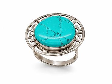 Кольцо «Turquoise Heritage» из серебра 925 пробы с бирюзой - Бренд at lalafo.kg Кольцо «Turquoise Heritage» из серебра 925 пробы с бирюзой - Бренд
