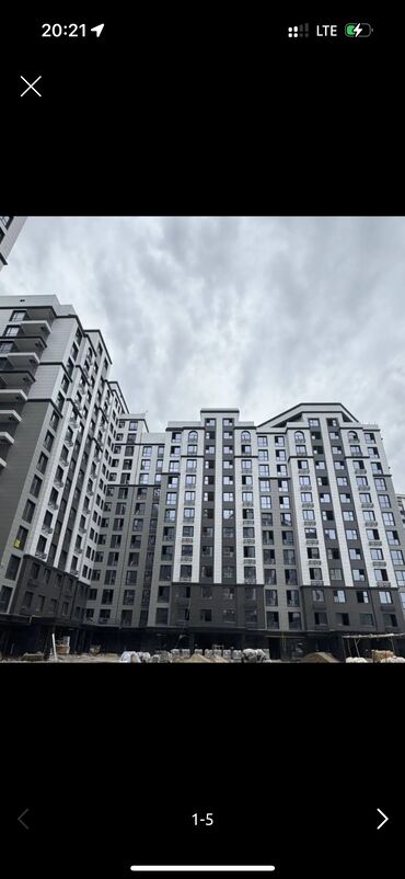 комна: 2 комнаты, 77 м², Элитка, 12 этаж, ПСО (под самоотделку)