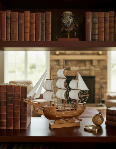 Gəmi modelləri: Əl işi olan bu taxta gəmi modeli, dəniz mövzularını sevənlər üçün -da lalafo.az — 3 Gəmi modelləri: Əl işi olan bu taxta gəmi modeli, dəniz mövzularını sevənlər üçün — 3