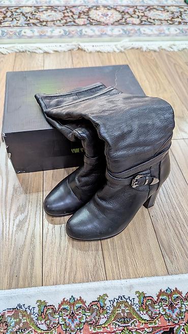 сапошка жен: Өтүктөр, 38, Колдонулган, түсү - Кара, Өзү алып кетүү — 2
