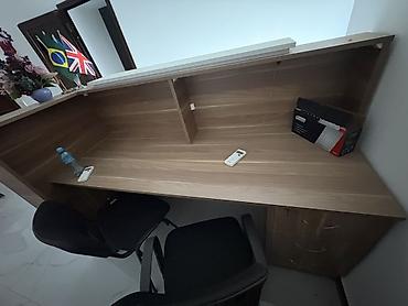 ofis oturacaq: Ofis resepsiyon masası - Material: Laminat/MDFlam - Dizayn — 3