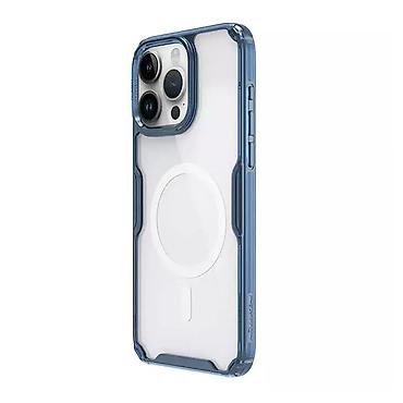 Maske i futrole za telefone: Futrola Nillkin Nature Pro Magnetic za iPhone 15 Pro (6.1) plava. Uz — 3