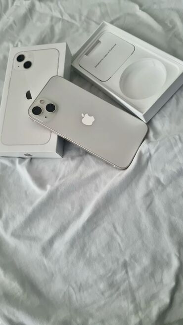 iphone 13 qiymeti irşad: IPhone 13, 128 GB, White Titanium, Face ID, Sənədlərlə
