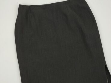 czarne spódnice midi z wysokim stanem: Spódnica, L, stan - Dobry