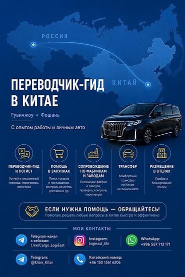 логист: Услуги переводчика, Китайский — 1