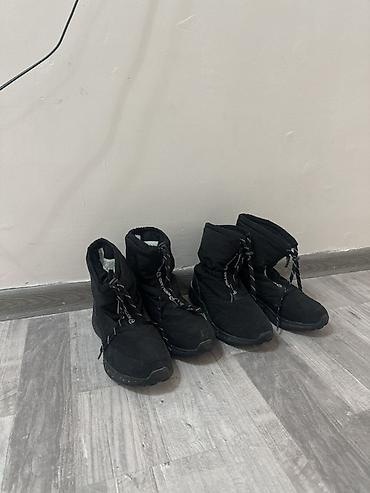 Сапоги: Сапоги, 40, Б/у, цвет - Черный, Самовывоз, Платная доставка — 1