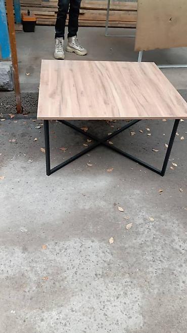study table: Квадратный обеденный/журнальный стол в современном стиле 75 - — 4