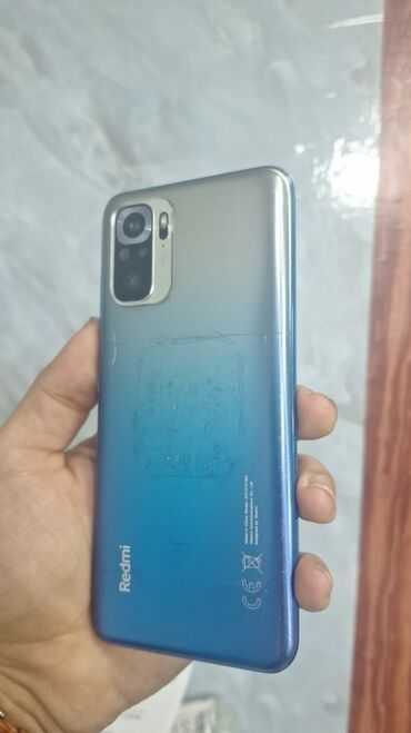 redmi yeni: Redmi Note 10S, 128 GB, rəng - Göy, Zəmanət, Barmaq izi, İki sim kartlı