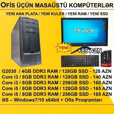 Avtoelektronika: Ofis üçün Kompüterlər “Super Power G2030 / CORE i3 / CORE i5” ⭐G2030 /