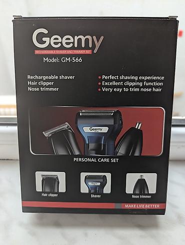 sac qirxan masin: Geemy GM-566 – 3‑ü 1‑də şəxsi baxım dəsti Xüsusiyyətlər: - Şarj — 1