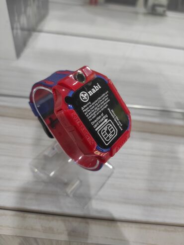 Smart saatlar: Smart saat, Nabi, Sim kart, rəng - Qırmızı