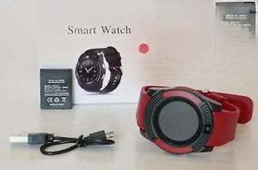 Smart satovi: SMART SAT V8 CRVENO-CRNI NOV PAMETNI SAT SMART WATCH AKCIJA | Cene — 15