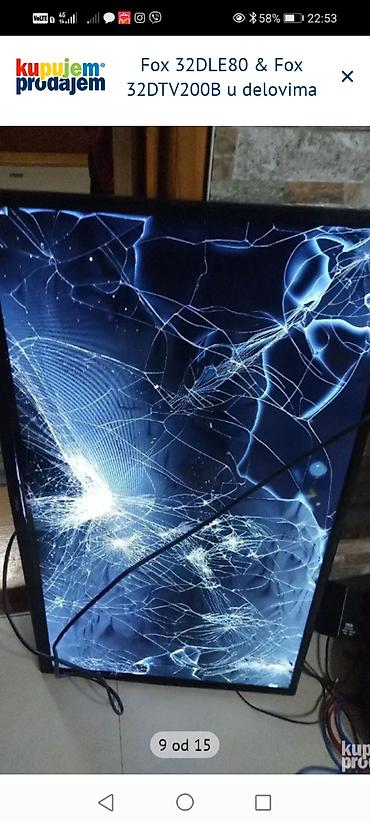 Aksesoari za TV i video: Fox 32DLE80 i Fox 32DTV200B – delovi za TV Dostupne komponente: - — 10