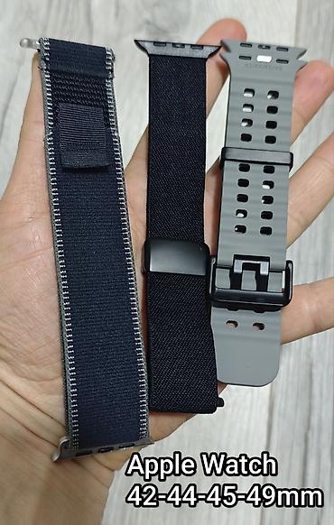 barter saat: Apple Watch qayışları – 42/44/45/49 mm - Uyğunluq: 42 mm, 44 mm, 45 — 1