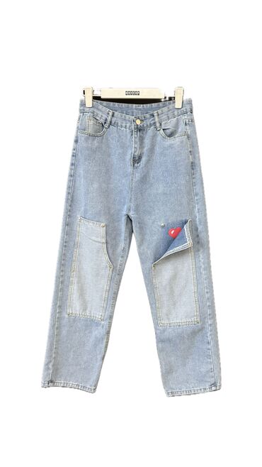 джинсы для девочки: Прямые