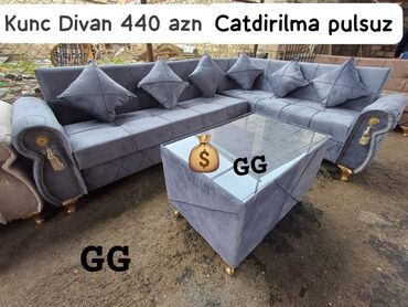 kabin künc bölməsi: Künc divan