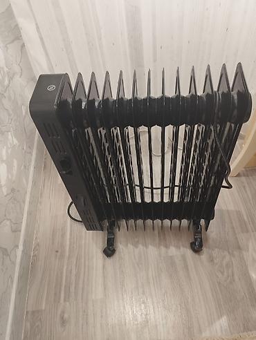 elektron kitab: Yağ radiator tipli elektrik qızdırıcısı - Rəng: qara, metal lamelli — 1