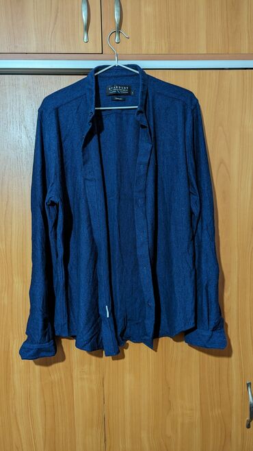 клетчатая рубашка: Рубашка L (EU 40), цвет - Синий