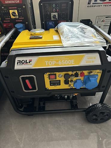 Генератор Инверторный бензиновый генератор ROLF TOP-6500E Ключевые