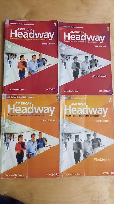 Digər kitablar və jurnallar: Xdiak kitab və iş dəftəri Headway 1 və Headway 2. Hamsı birlikdə 10 — 1