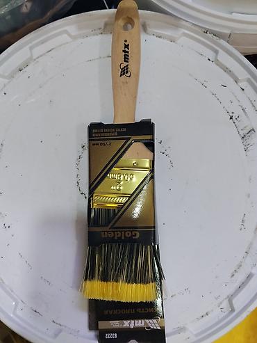 Плоская малярная кисть Matrix Golden 2"/50 мм - Ширина рабочей части at lalafo.kg Плоская малярная кисть Matrix Golden 2"/50 мм - Ширина рабочей части