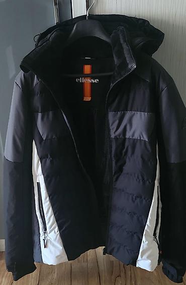 Muška odeća: Ellesse muška zimska/ski jakna, vel m, sa kapuljacom - Boja: crna sa — 2
