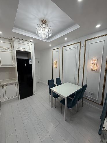 Продажа квартир: 1 комната, 46 м², Асанбай мкр Элитка, 11 этаж, Дизайнерский ремонт — 6