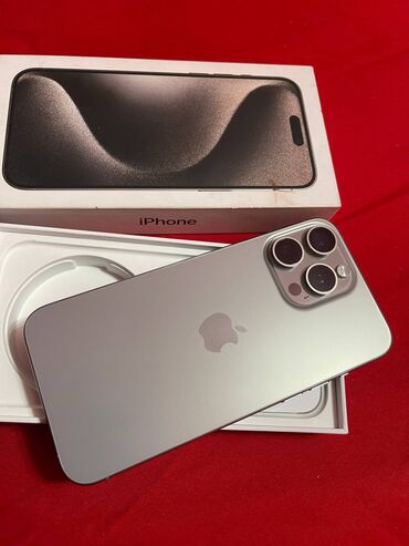 маниторы пк: IPhone 15 Pro Max, Б/у, 256 ГБ, Natural Titanium, Чехол, Коробка, 87 %