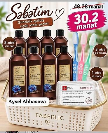 Faberlic gündəlik qulluq səbəti Məzmuna daxildir: - 8 ədəd Faberlic lalafo.az -da Faberlic gündəlik qulluq səbəti Məzmuna daxildir: - 8 ədəd Faberlic