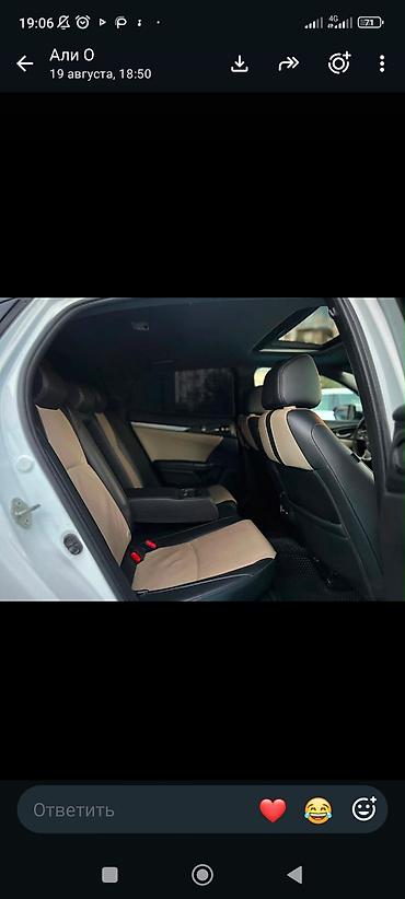bye e5: Honda Civic: 2018 г., 1.5 л, Автомат, Бензин, Хэтчбэк — 7