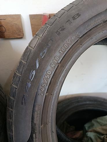 down pipe: Шины 245 / 50 / R 18, Лето, Б/у, Комплект, Легковые, Япония, Pirelli — 5