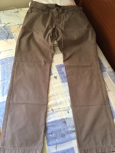 crne pantalone massimo dutti zenske: Farmerke Massimo Dutti, bež-braon br.48, u odličnom stanju. Dužina