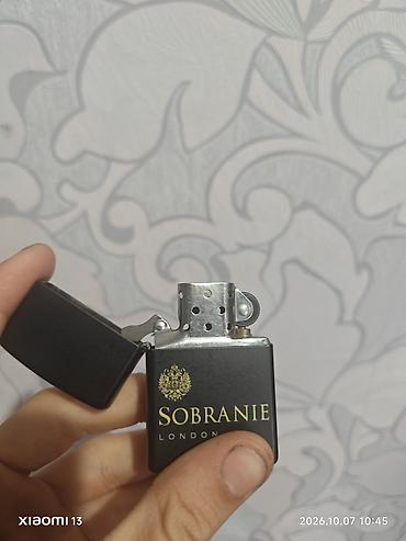 zippo: ZIPPO benzinli alışqan – Sobranie London dizaynı - Brend: Zippo - — 3
