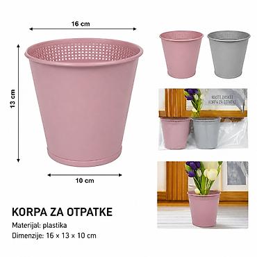 KMT Keper uzorak okrugli plastični saksija 502090 Praktična okrugla