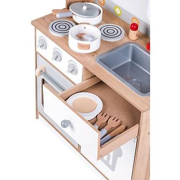 mou obuca: DRVENA KUHINJA XXL + dodaci za kuvanje – ECO TOYS Šifra proizvoda — 7