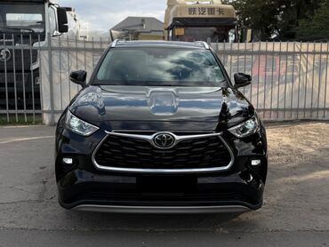 ош машиналар: Toyota Highlander Platinum AWD, черный кузов. Основные характеристики
