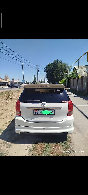mini gps tracker: Toyota WISH: 2003 г., 1.8 л, Автомат, Бензин, Минивэн — 1