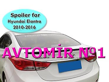 elantra spoyler: Hyundai Elantra 6 üçün spoyler "AILERON", "NOVLINE", "LOCKER" — 1